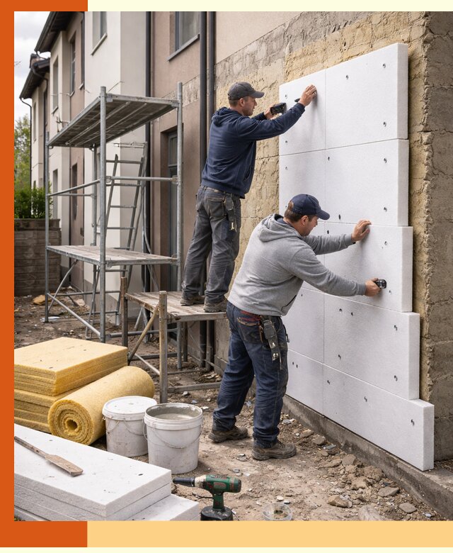 Утепление таунхауса с гарантией комфорта в Северске