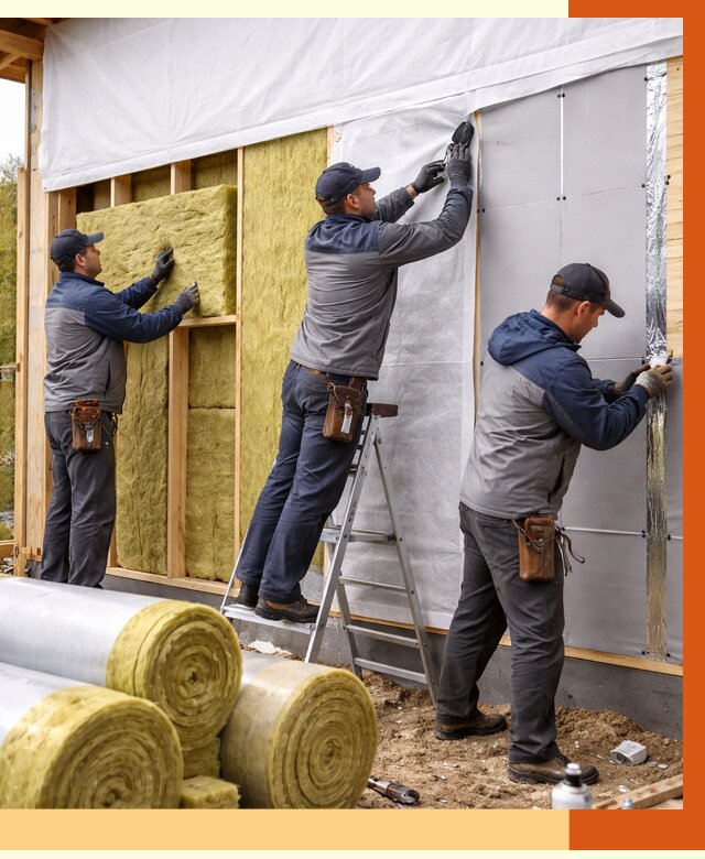 Утепление каркасного дома в Северске от 4366 руб./м2 — профессионально | ТепломастерСвк