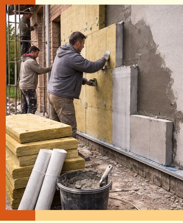 Утепление кирпичного дома под ключ в Северске