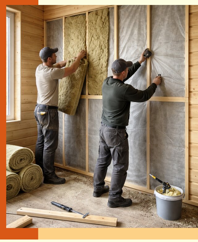 Утепление дома из минибруса в Северске: комплексные теплоизоляционные работы