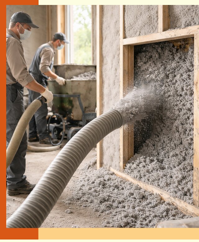 Утепление коттеджа эковатой в Северске с гарантией качества