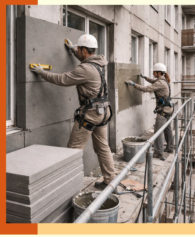 Утепление квартиры снаружи под ключ в Северске