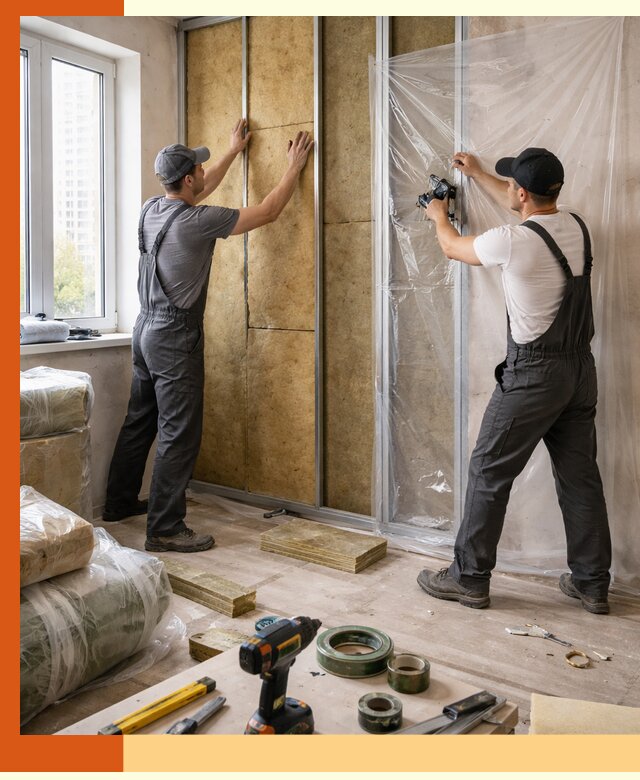 Утепление квартиры изнутри профессионально в Северске