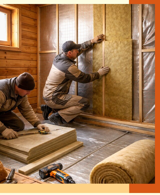 Утепление бани изнутри в Северске под ключ от 4366 руб./м² | ТепломастерСвк