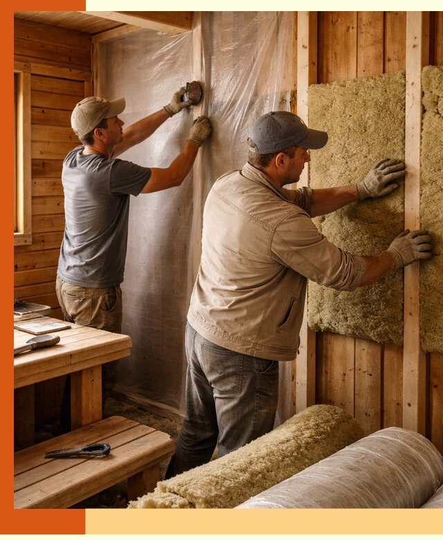 Утепление бани изнутри в Северске качественно и недорого