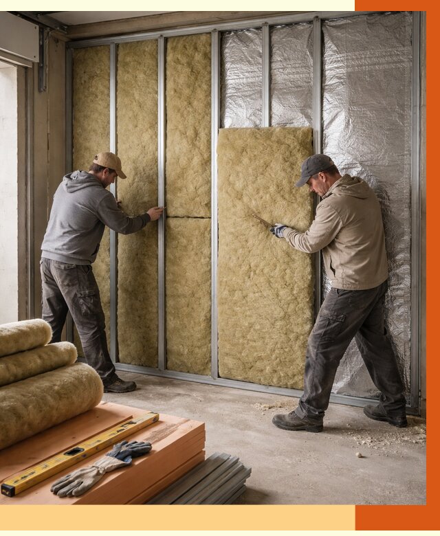 Утепление гаража изнутри в Северске от 7796 руб/м2 — работы и цена | ТепломастерСвк