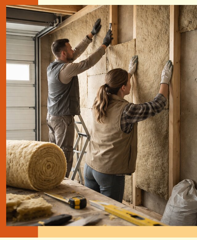 Утепление гаража изнутри в Северске: быстро и надежно