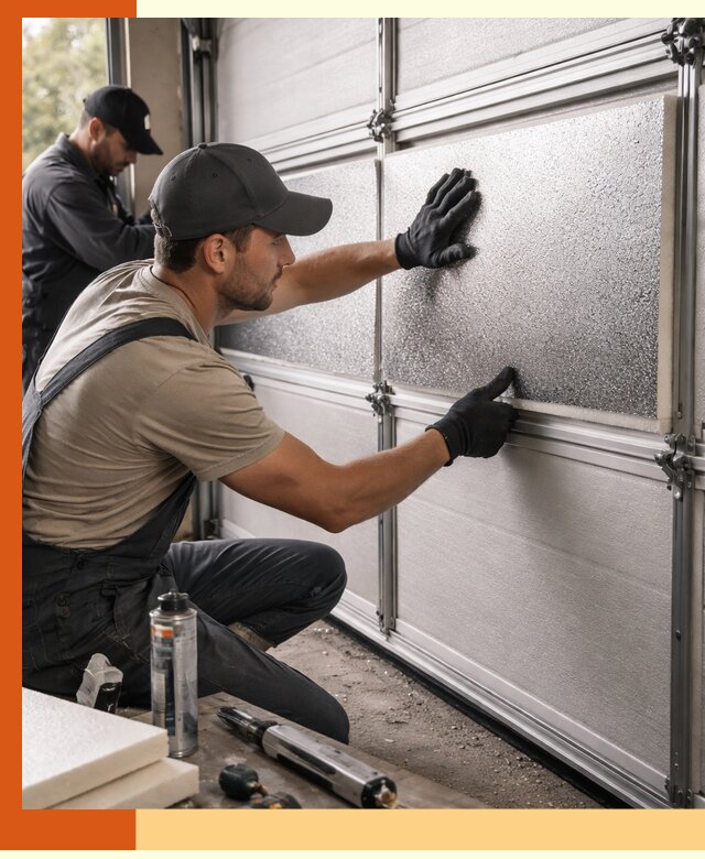 Утепление гаражных ворот в Северске качественно и надежно