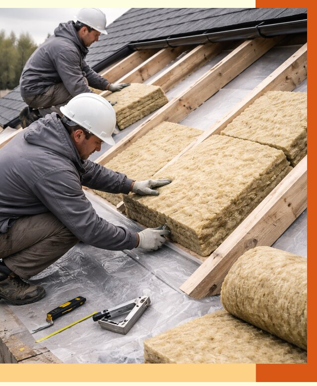 Утепление крыши в Северске от 1923 руб./м2 — комплексное утепление кровли | ТепломастерСвк