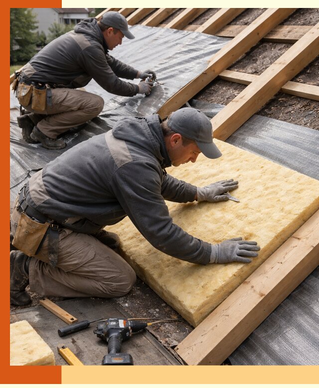 Профессиональное утепление крыши в Северске качественно и надежно