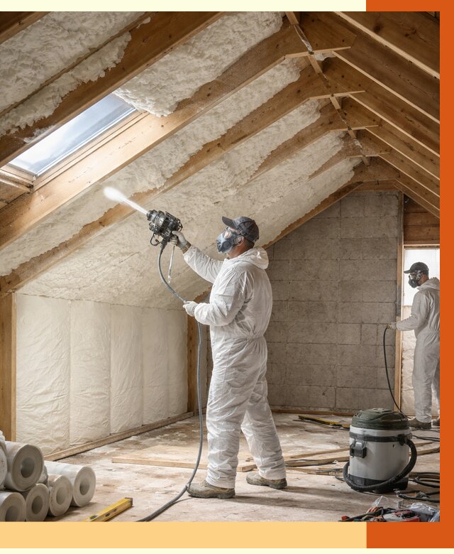 Утепление мансарды ППУ в Северске от 2859 руб./м² — заказать под ключ | ТепломастерСвк