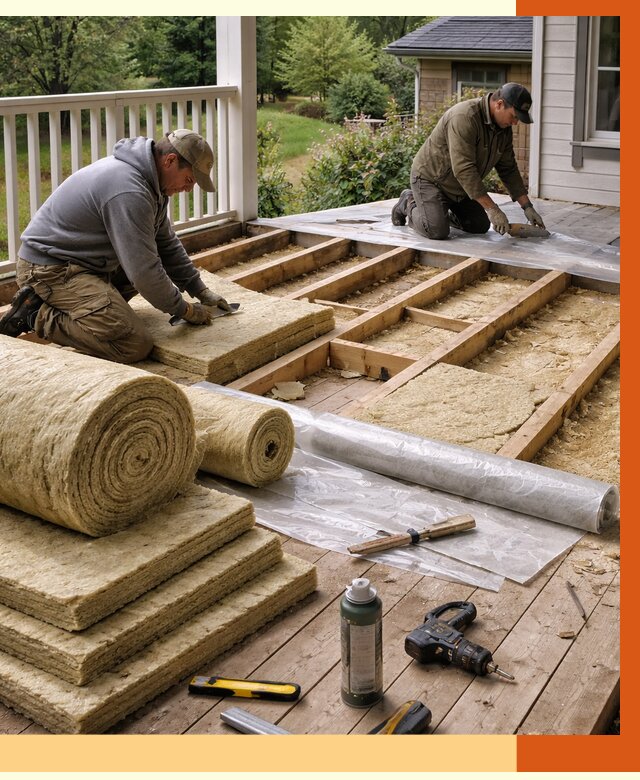 Утепление террасы в Северске от 4366 руб./м2 — утеплить террасу под ключ | ТепломастерСвк