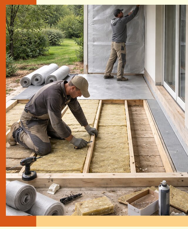 Утепление террасы в Северске — тепло и защита круглогодично