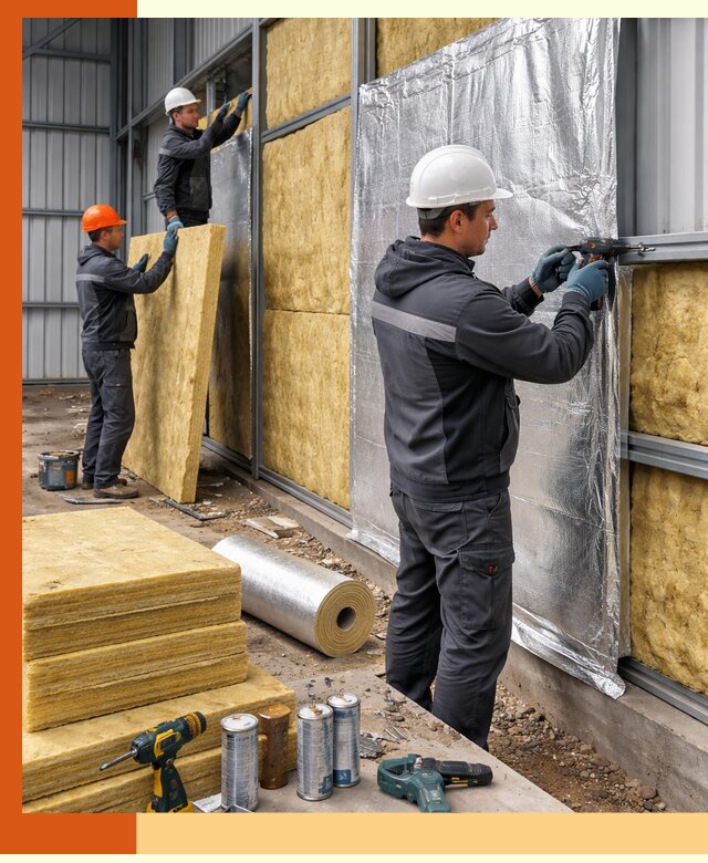 Утепление металлического ангара профессионально в Северске