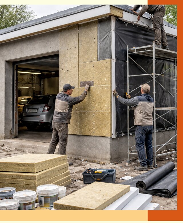 Утепление автосервиса в Северске ппу, пеноизоляция, от 15073 руб/м2 — ТепломастерСвк