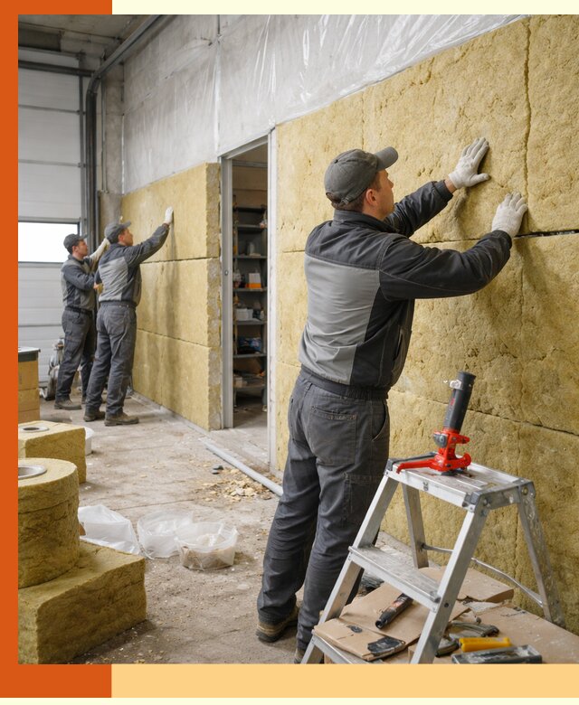 Утепление автосервиса и мастерских в Северске качественно и надёжно