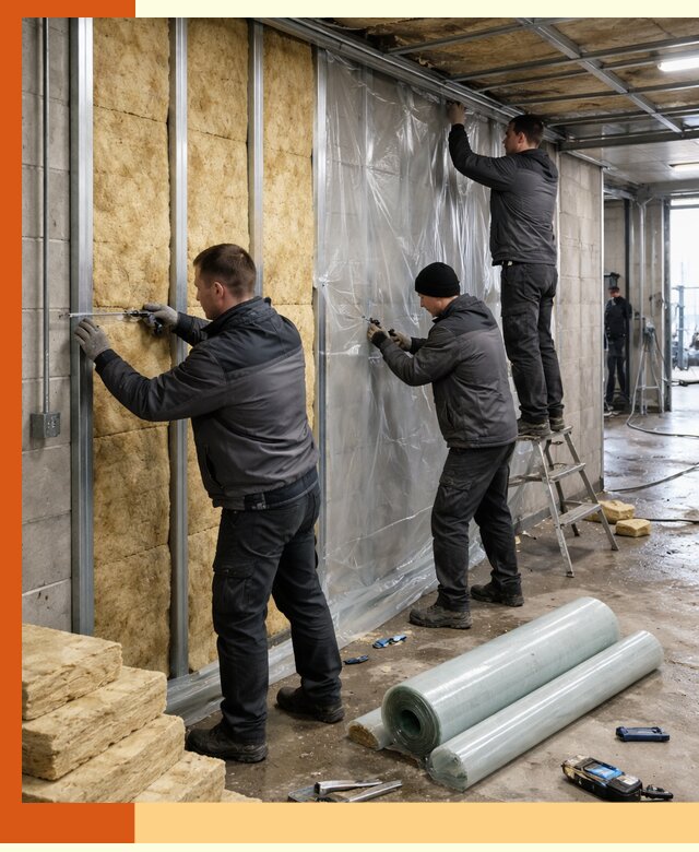 Профессиональное утепление автомойки в Северске для любого типа помещений