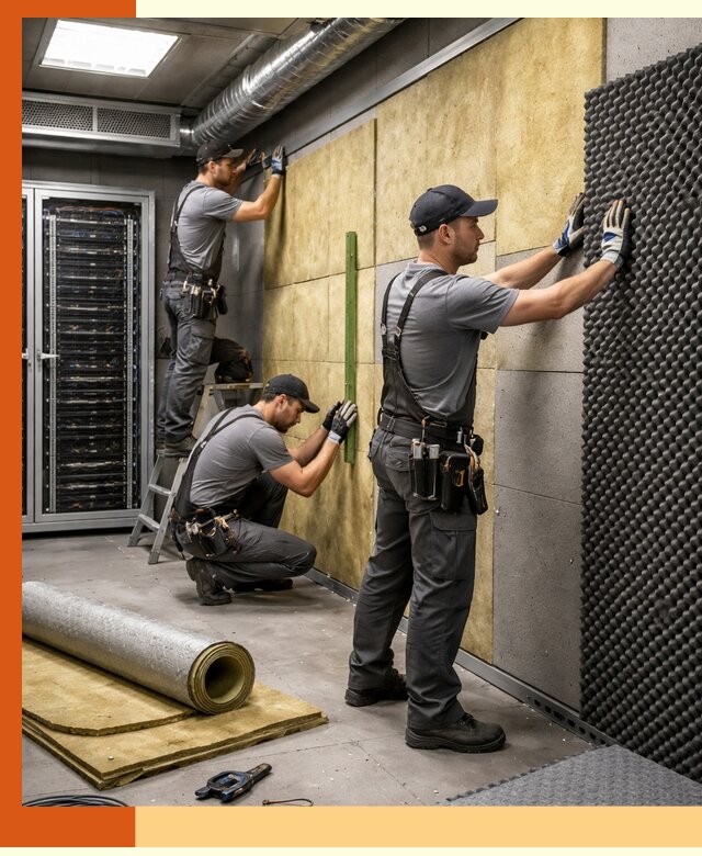 Утепление серверной комнаты профессионально в Северске