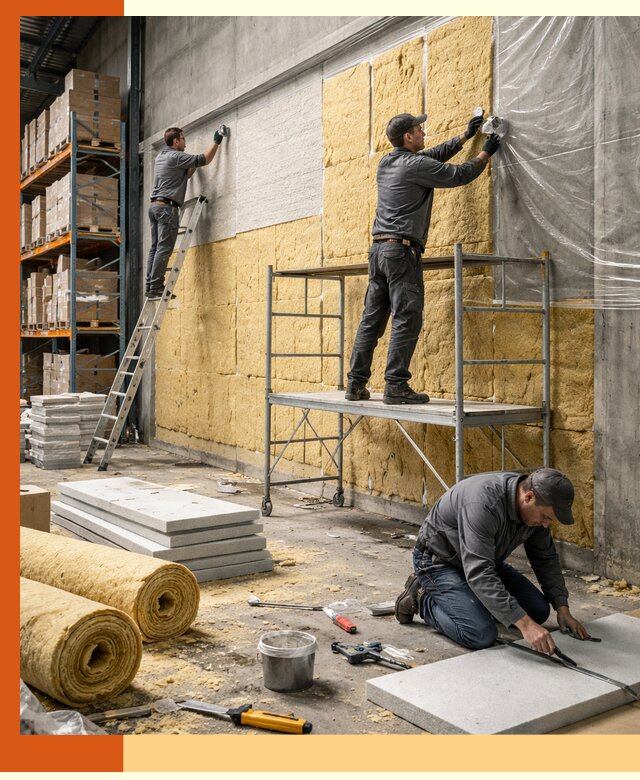 Утепление холодного склада под ключ в Северске