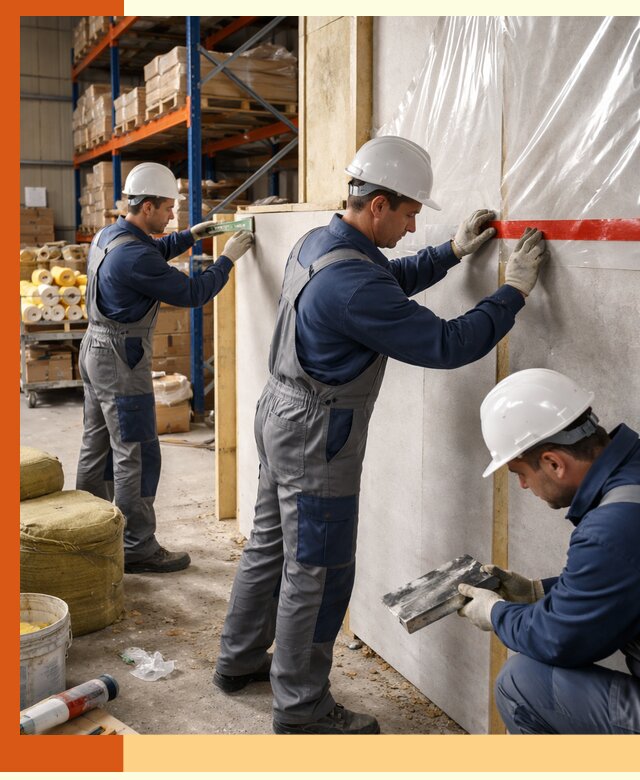 Утепление теплого склада под ключ в Северске