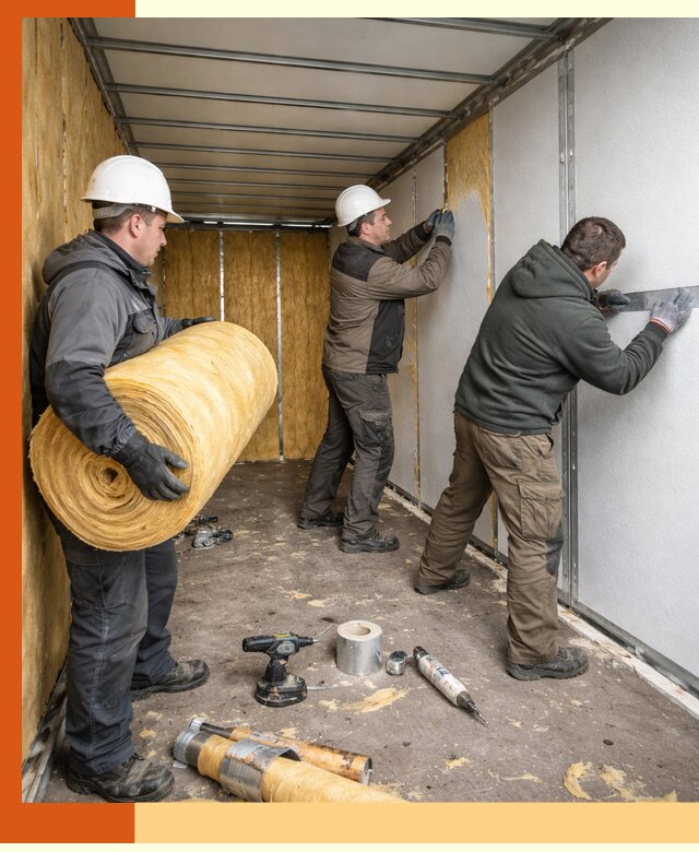 Утепление рефрижераторного контейнера в Северске профессионально и надежно