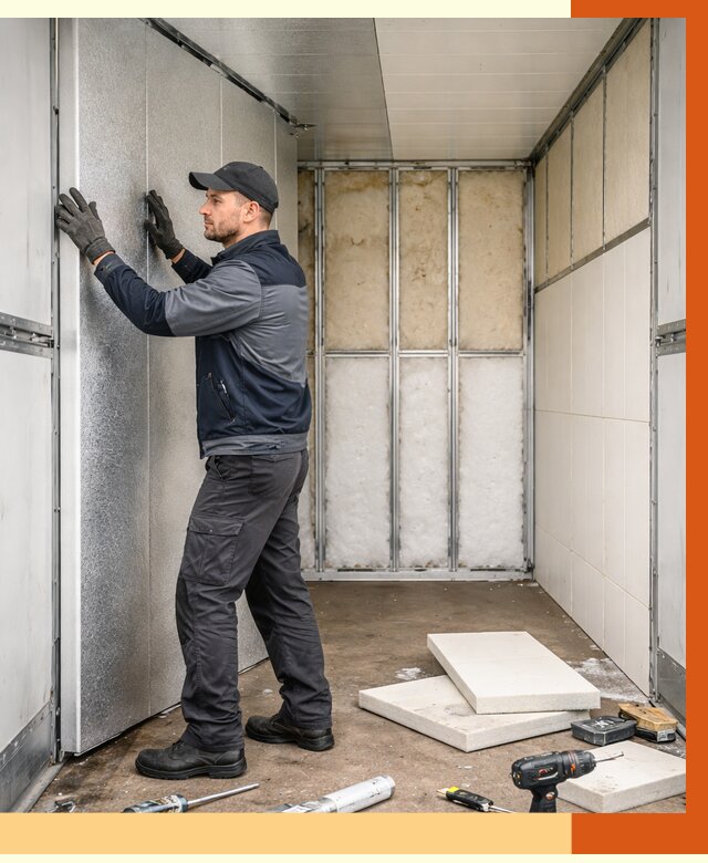 Утепление холодильного кузова в Северске от 14033 руб. под ключ | ТепломастерСвк