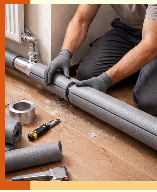 Утепление труб отопления в Северске: теплоизоляция и защита сети