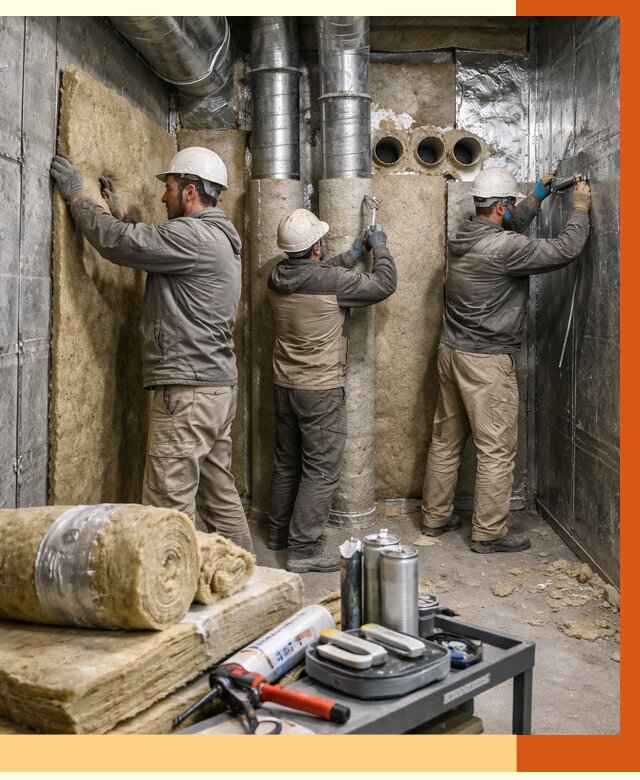 Утепление венткамеры в Северске под ключ от 1507 руб. — профессионально | ТепломастерСвк