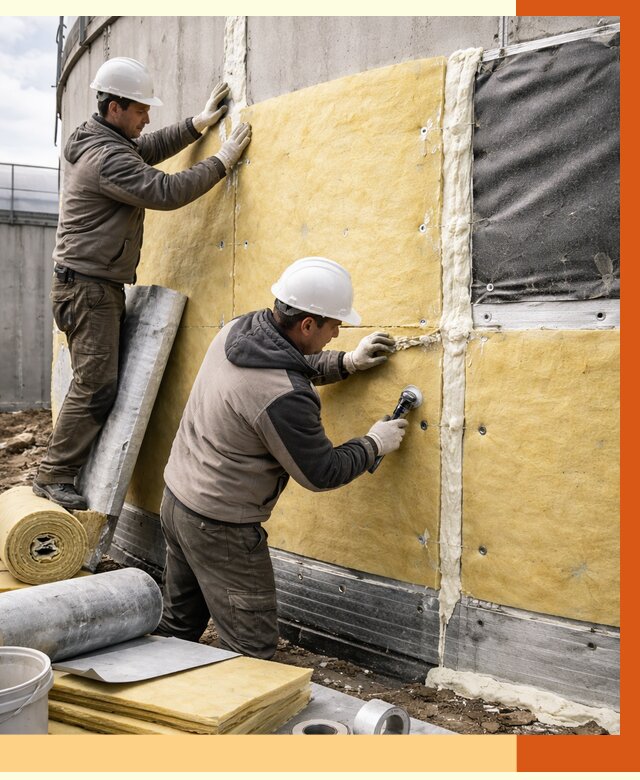 Утепление резервуара в Северске от 28586 руб/м2 — монтаж ППУ и комплекс под ключ | ТепломастерСвк