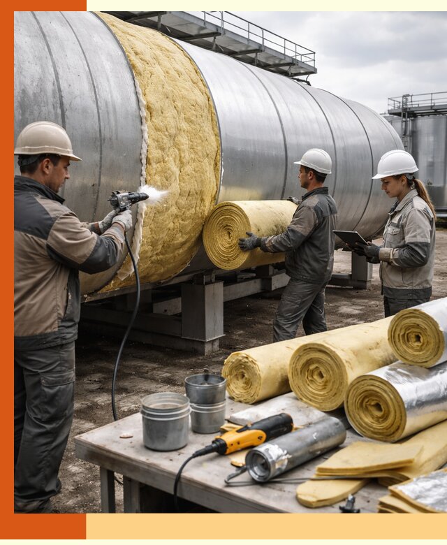 Утепление цистерны в Северске — утеплители и монтаж под ключ