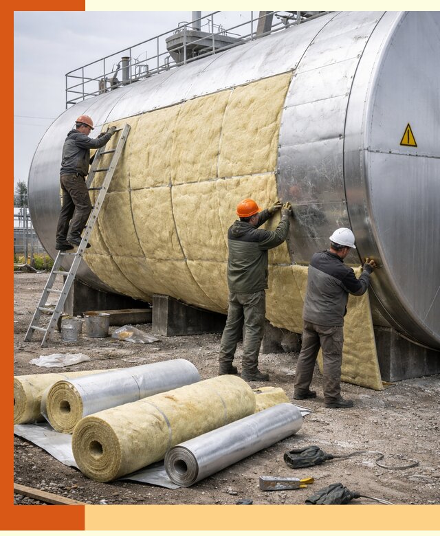 Утепление резервуаров с топливом в Северске надежно и экономично