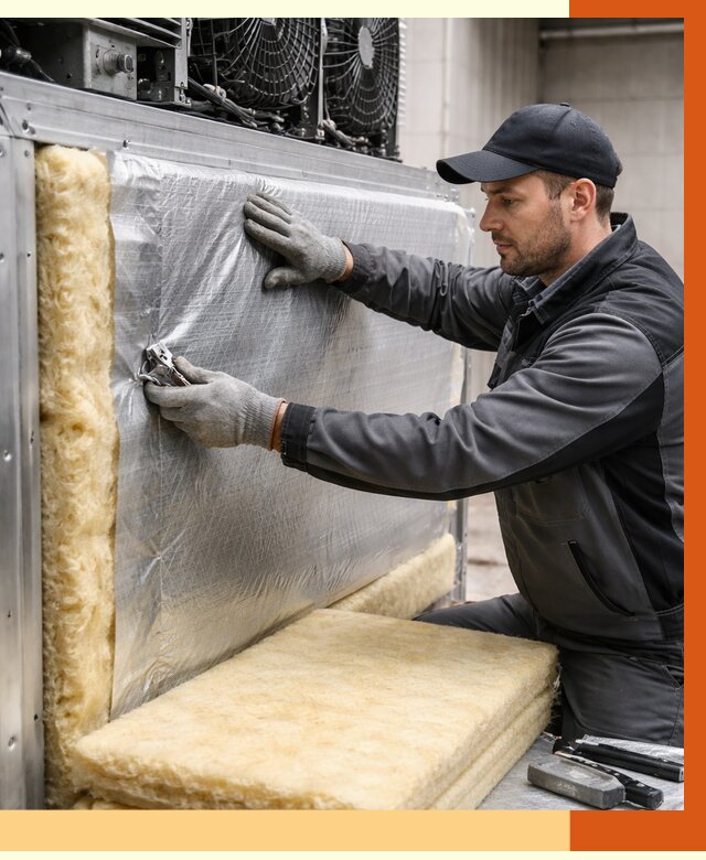 Утепление холодильного агрегата в Северске от 8836 руб. под ключ | ТепломастерСвк