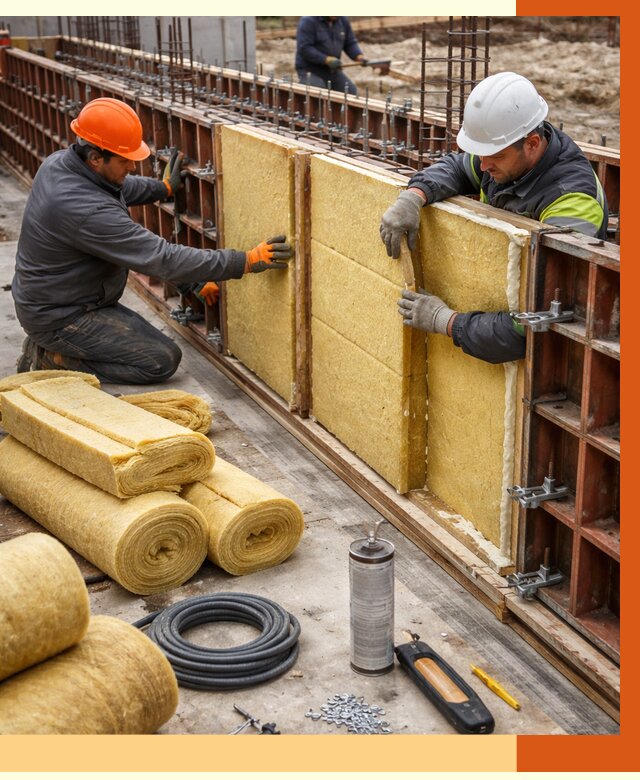Теплоизоляция опалубки в Северске от 7484 руб. за м2 — услуги и монтаж | ТепломастерСвк
