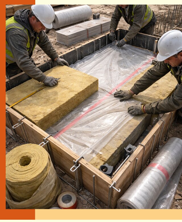 Теплоизоляция опалубки для строительства в Северске