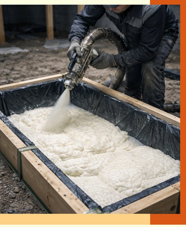 Заливка ППУ в формы в Северске от 2599 руб. — утепление форм под ключ | ТепломастерСвк
