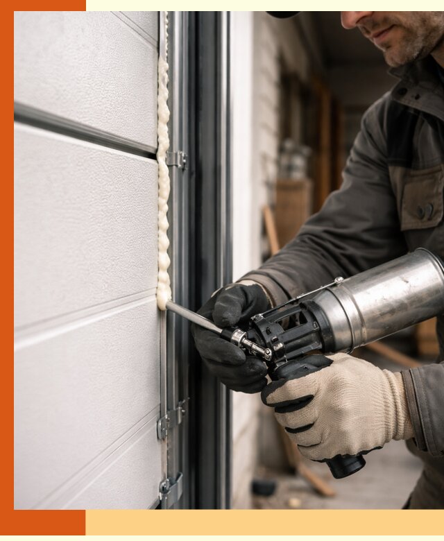 Заполнение пустот ворот в Северске профессионально и герметично