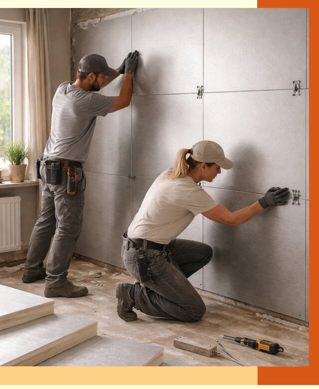 Утепление PIR панелями в Северске от 4366 руб. под ключ | ТепломастерСвк