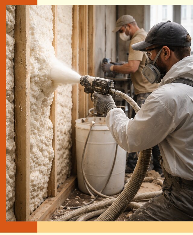 Утепление пеноизолом жилых и коммерческих объектов в Северске