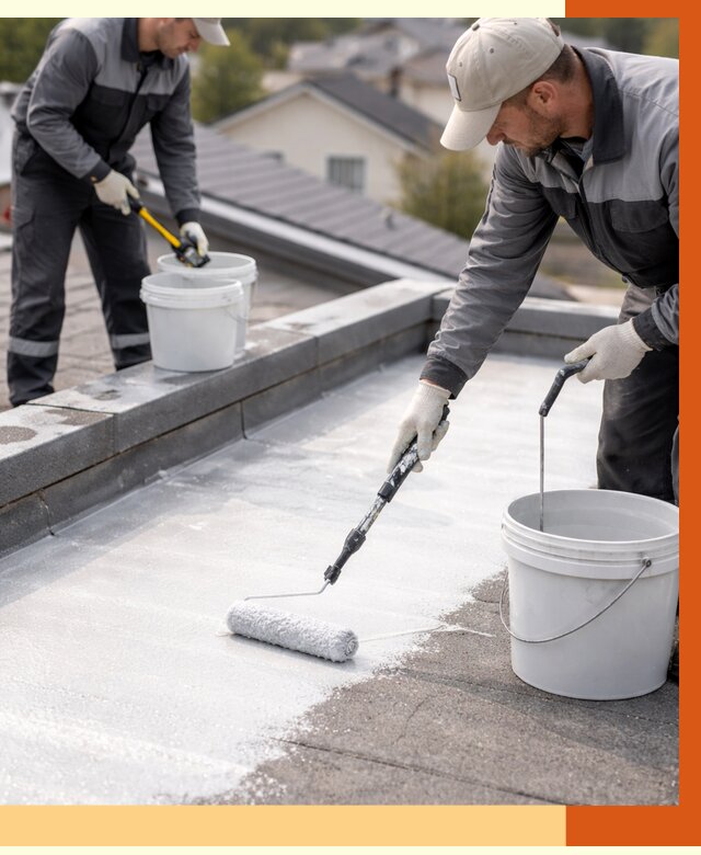 Утепление кровли жидкой теплоизоляцией в Северске от 2235 руб./м2 | ТепломастерСвк