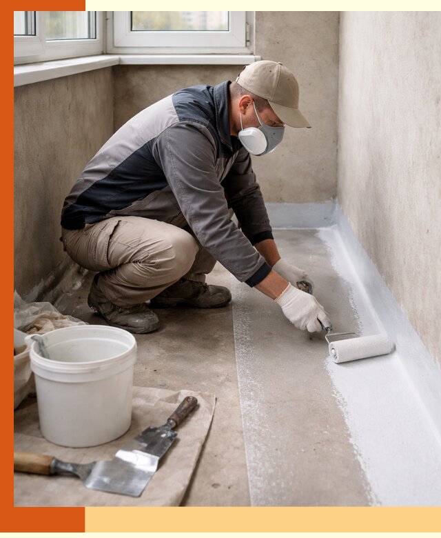 Утепление балкона жидкой теплоизоляцией в Северске