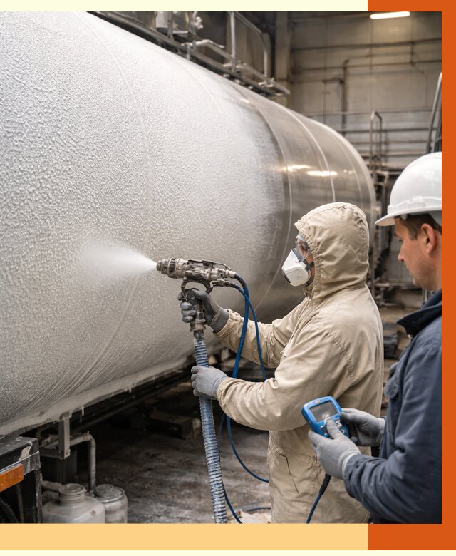 Утепление автоцистерны жидкой теплоизоляцией в Северске от 15073 руб. под ключ | ТепломастерСвк