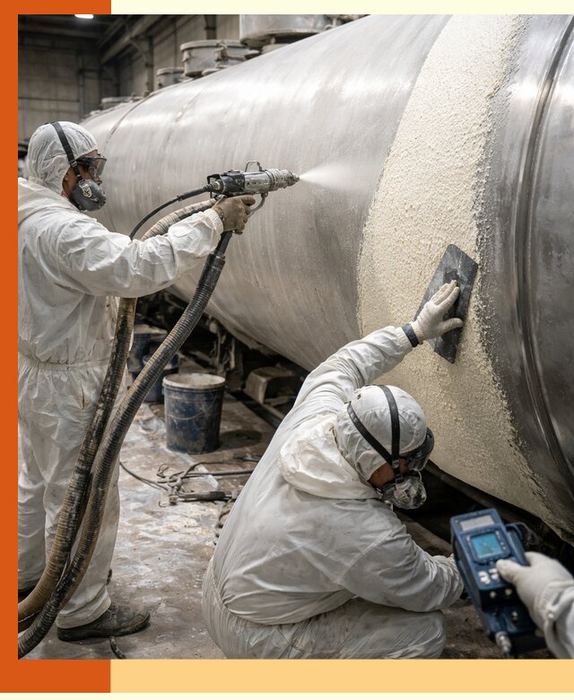 Утепление автоцистерн жидкой теплоизоляцией в Северске