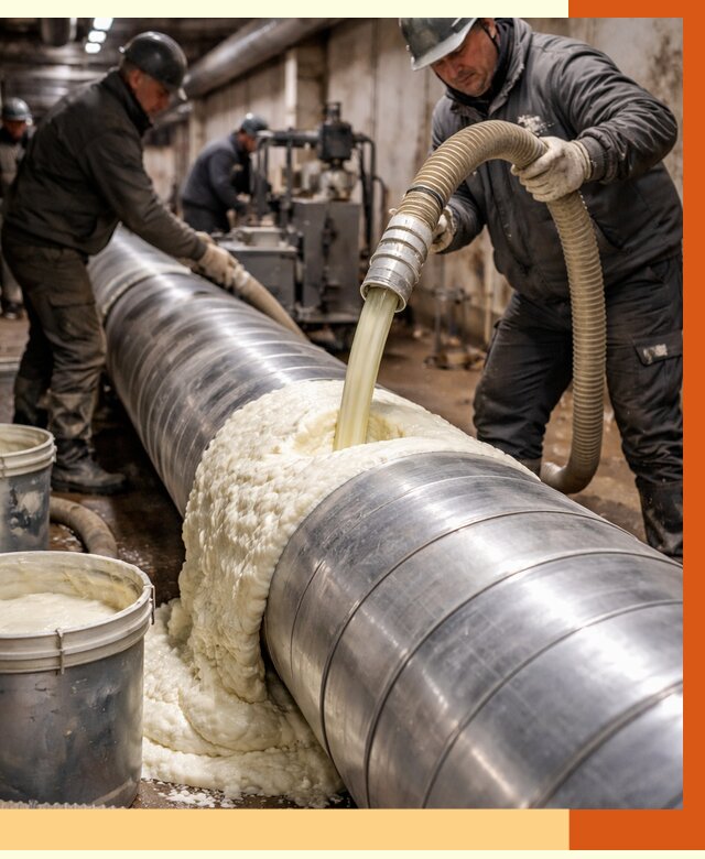 Утепление теплотрассы жидкой теплоизоляцией в Северске от 4366 руб. | ТепломастерСвк