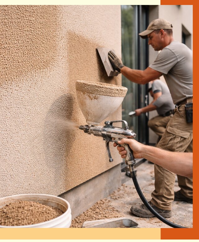 Утепление фасада жидкой пробкой в Северске от 4990 руб./м² под ключ | ТепломастерСвк