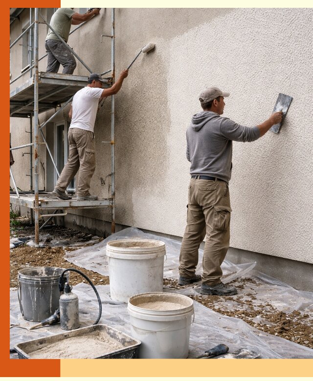 Утепление фасада жидкой пробкой в Северске