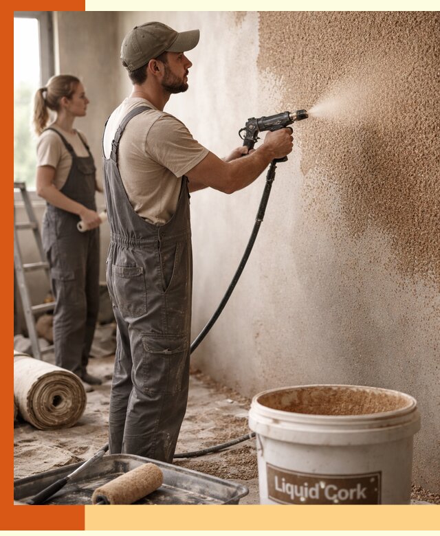 Утепление стен жидкой пробкой в Северске эффективное и долговечное