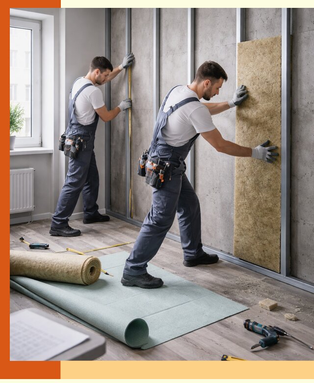 Шумоизоляция квартиры под ключ в Северске — профессионально и гарантированно