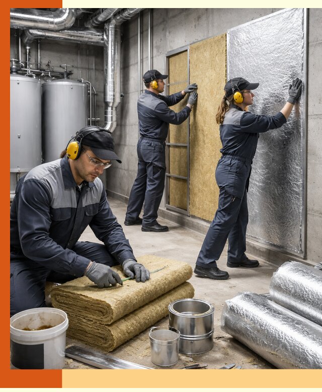 Шумоизоляция котельной в Северске: профессиональный монтаж и материалы