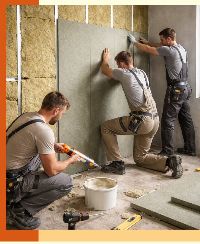 Профессиональная шумоизоляция стен в Северске для квартир и домов