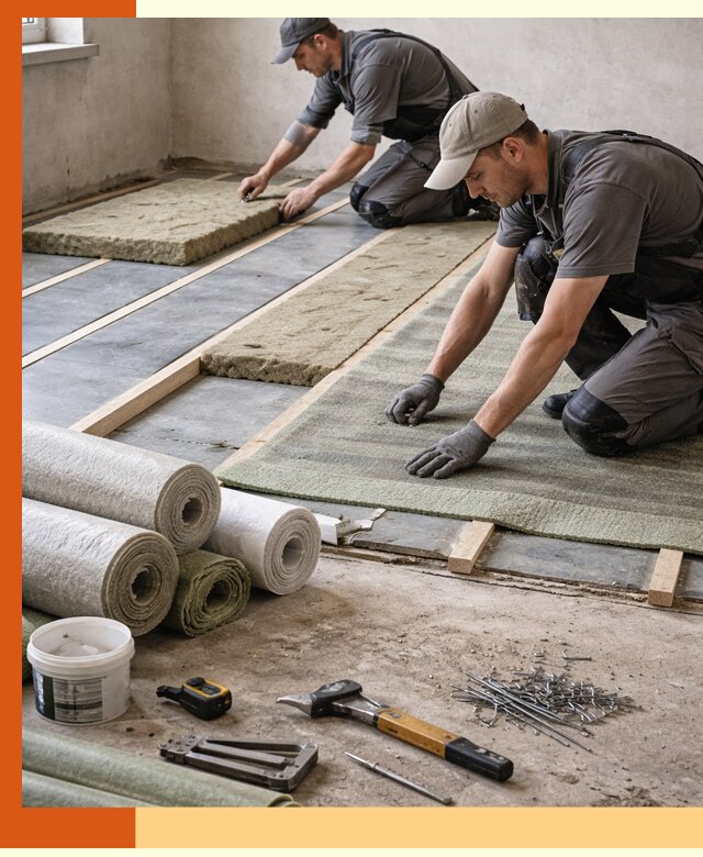 Шумоизоляция пола в Северске — профессиональная звукоизоляция помещений